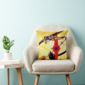 サベナ・ベルギー航空のアールデコのコンパス クッション (椅子)