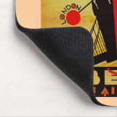 サベナ・ベルギー航空のアールデコのコンパス マウスパッド (コーナー)