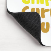 サベリー、チップス、カレーソース。 マウスパッド (コーナー)