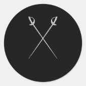 サベルフェンシング剣武術アーツフェンサーデュエル ラウンドシール (正面)