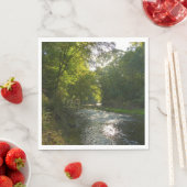 サベージパークのリトルパトゥキシェント川 スタンダードランチョンナプキン (インサイチュ)