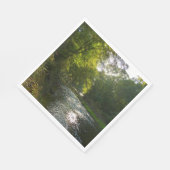 サベージパークのリトルパトゥキシェント川 スタンダードランチョンナプキン (角)