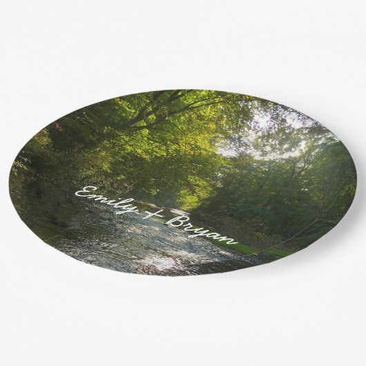 サベージパークのリトルパトゥキシェント川 ペーパープレート (アングル)