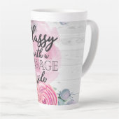 サベージラテマグの側面と同級品 カフェラテマグ (右アングル)