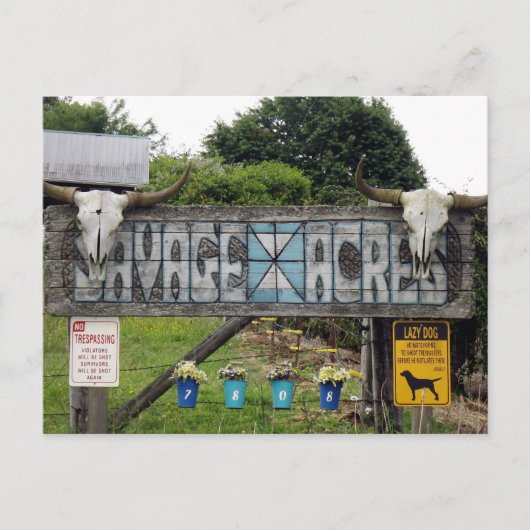 サベージ・エーカーズ ポストカード (正面)