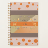 サベージ・サファリの動物 プランナー手帳 (正面)