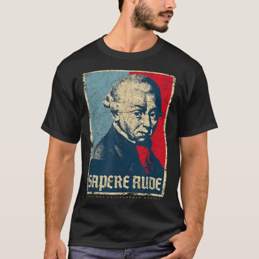 サペレオーデインマニュエルカント超越主義哲学 Tシャツ (正面)