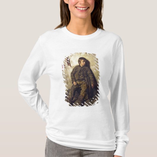 サボア1832年からの煙突広がり Tシャツ (正面)