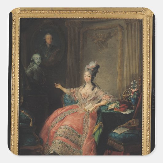 サボイのルイーズ・マリー・ジョセフィン スクエアシール (正面)