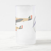 サボイアマルケッティ フロストグラスビールジョッキ (中央)