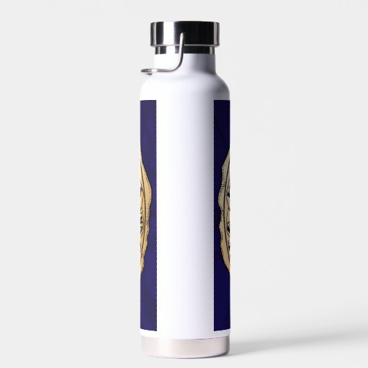 サボイブルーと金ゴールドウォーターボトル ウォーターボトル (右面)
