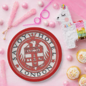 サボイホテルロンドン紙プレート ペーパープレート (パーティー)