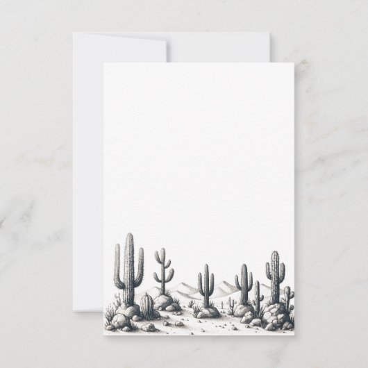 サボカジュアルス食品の選択肢RSVPカード 出欠カード (裏面)