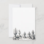 サボカジュアルス食品の選択肢RSVPカード 出欠カード (裏面)