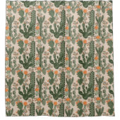 サボカラフルテン模様 シャワーカーテン (正面)