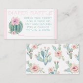 サボスおむつラッフルチケット 名刺 (正面/裏面)