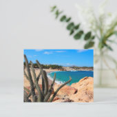 サボスオンロッキーヒルトップオーバーサンディビーチ ポストカード (スタンド正面)