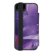 サボスオーキッドインディゴTouch Incipio iPhoneウォレットケース (フォリオ裏面)