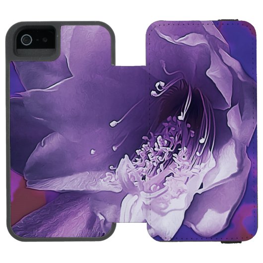 サボスオーキッドインディゴTouch Incipio iPhoneウォレットケース (フォリオ Open)