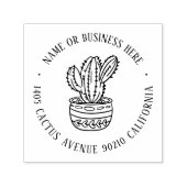 サボスサキュルトガーデン名前をカスタムする差出人住所 セルフインキングスタンプ (デザイン)