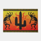 サボスサンセットデザートココペリサウスウェストデザイン ドアマット (正面)