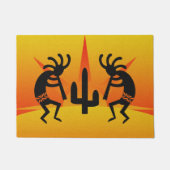 サボスサンセットデザートココペリサウスウェストデザイン ドアマット (正面)