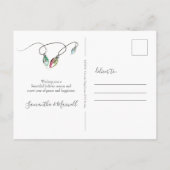 サボスニューホームホリデームービングアナウンセツ ポストカード (裏面)