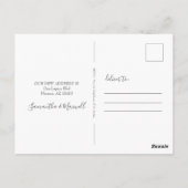 サボスニューホームホリデームービングアナウンセツ ポストカード (裏面)