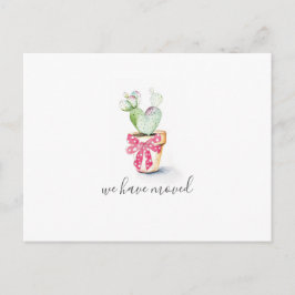 サボスニューホームホリデームービングアナウンセツ ポストカード