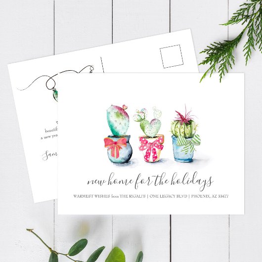 サボスニューホームホリデームービングアナウンセツ ポストカード