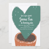 サボスハートプラントフィエスタ誕生日クラフト (正面/裏面)