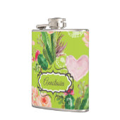 サボスパーソナライズされたパステル フラスク (左)