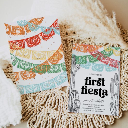 サボスファーストフィエスタ誕生日招待状 招待状
