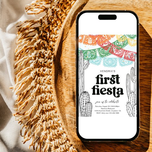 サボスファーストフィエスタ誕生日招待状 招待状