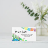 サボスフィエスタおむつラッフルカード エンクロージャーカード (スタンド正面)