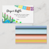 サボスフィエスタおむつラッフルカード エンクロージャーカード (正面/裏面)