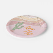 サボスフィエスタセカンド誕生日 ペーパープレート (アングル)