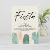 サボスフィエスタピンクブライダルシャワー 招待状 (スタンド正面)