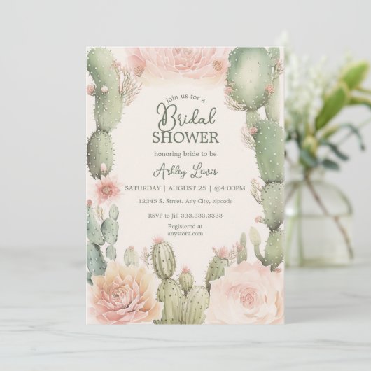 サボスフィエスタブライダルシャワーデザートシャワー 招待状 (スタンド正面)