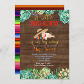 サボスフィエスタベビームチャチョベビーシャワー 招待状 (正面/裏面)