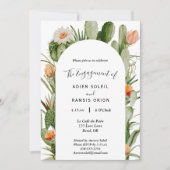 サボスフローラ砂漠婚約パーティ 招待状 (正面)