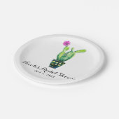 サボスフローラ素朴南西ブライダルシャワー ペーパープレート (アングル)