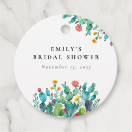 サボスメキシカンフィエスタブライダルシャワー フェイバータグ