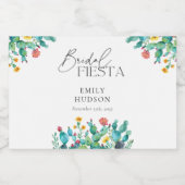 サボスメキシカンフィエスタブライダルシャワー リキュールボトルラベル (シングルラベル)