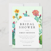 サボスメキシカンフィエスタブライダルシャワー 招待状 (正面)