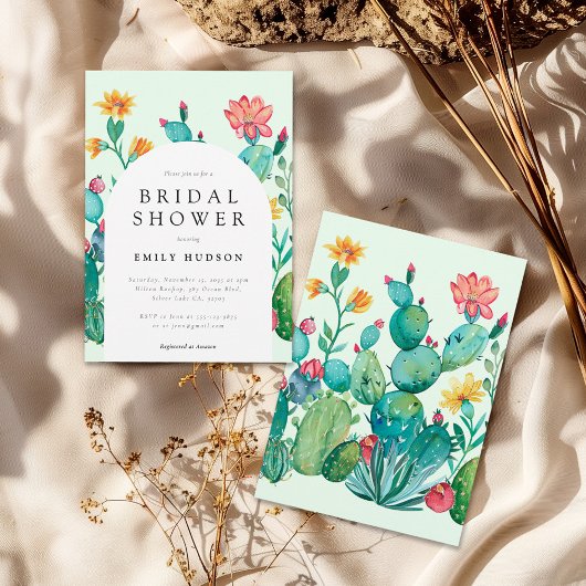 サボスメキシカンフィエスタブライダルシャワー 招待状