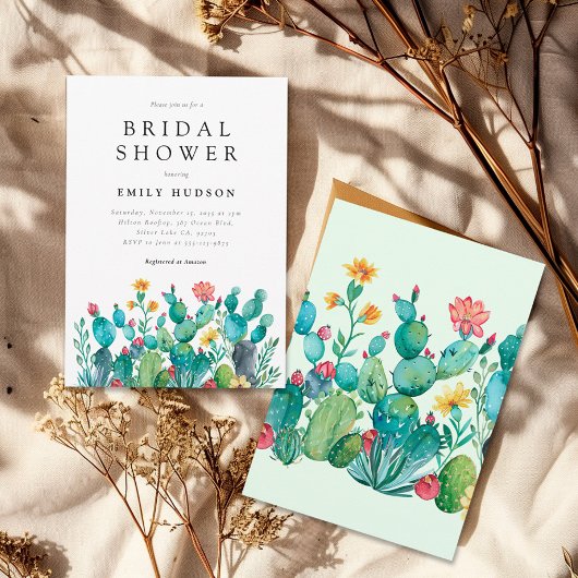 サボスメキシカンフィエスタブライダルシャワー 招待状