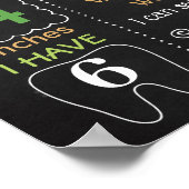 サボスメキシカンフィエスタ誕生日ボード ポスター (角)