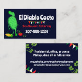 サボスメキシコ南西部ケータリング 名刺 (正面/裏面)