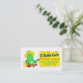 サボスメキシコ南西部シェフケータリング事業 名刺 (スタンド正面)